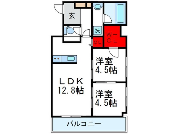 Stay esakaの物件間取画像